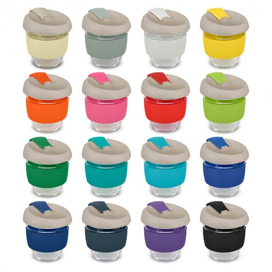 250mL Natura Glass Cups Colour Range